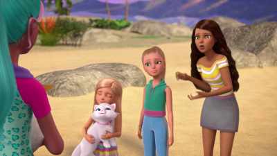 Did you see a, um...
What are you doing here? - Barbie: A Touch of Magic