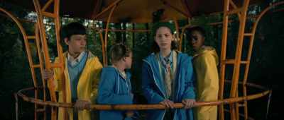 Did you see his face when he got on?
Do you think they swept him? - The Mysterious Benedict Society