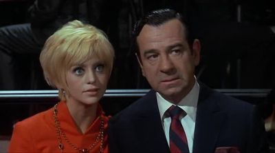 Did you see that He just kissed her on the neck - Cactus Flower
