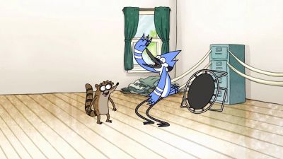 Did you see how awesome it was
when I hit the trampoline? - Regular Show