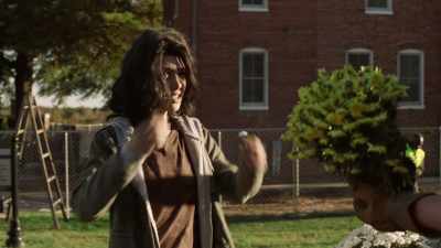 Did you see mesneak outta the bus? - The Walking Dead: World Beyond