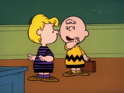 Did you see my name on any of those valentines - Be My Valentine, Charlie Brown