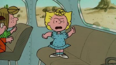Did you see that She stuck her tongue out at me - Race for Your Life, Charlie Brown
