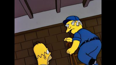 Did you see the bubble - The Simpsons