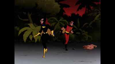 - Did you see the...?
- Yeah. And we've got a boat to catch. - The New Batman Adventures