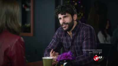 Did you tell him all
about our date last night? - Christmas Catch