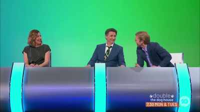 Did the doctor say,
"And whom do we have here?" - Would I Lie to You?