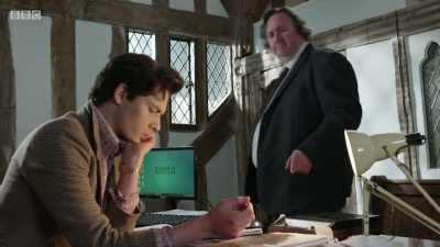 Did those, erm, background checks
throw up anything? - Shakespeare & Hathaway - Private Investigators