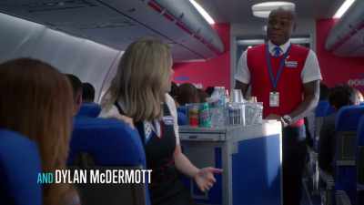 Did you want to help me
with the drink service, - LA to Vegas