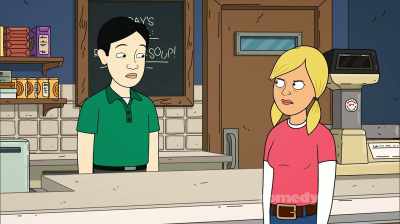 Did he want the chain
all in one strip, - Corner Gas Animated