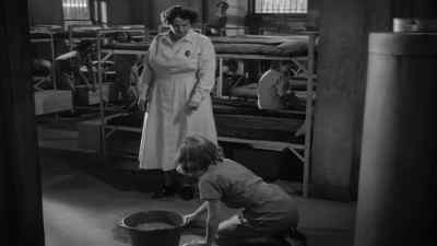 Didn't you ever scrub a floor before?
Put your shoulder in it. - Caged