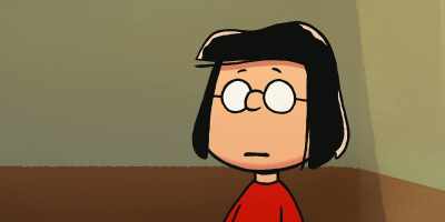 Didn't I see you watching the golfers
practicing yesterday? - Snoopy Presents: One-of-a-Kind Marcie