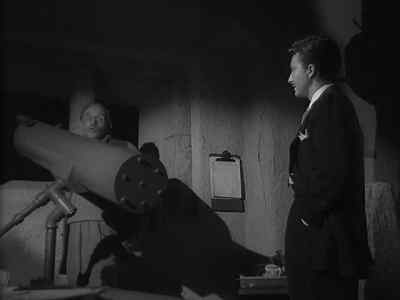 Didn't interrupt you
before you'd finished, did I? - The Man from Planet X