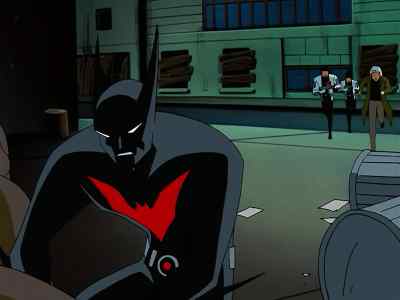 Didn't know you had a shadow,
did you, Commissioner? - Batman Beyond
