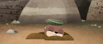 ♪ Dig dig diggy ♪
♪ Dig dig diggy ♪ - Puffin Rock and the New Friends