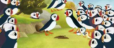 ♪ Dig dig diggy ♪ - Puffin Rock and the New Friends