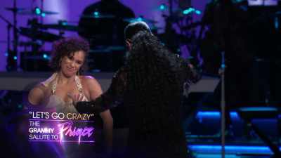 ♪ Dig, if you will,
the picture... ♪ - Let's Go Crazy: The Grammy Salute to Prince