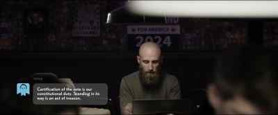 (digital trilling)
(keyboard keys clacking) - War Game