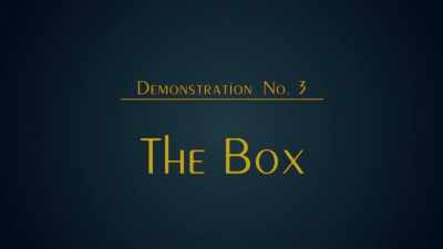 DIMOSTRAZIONE N.3
LA SCATOLA - Mind Field