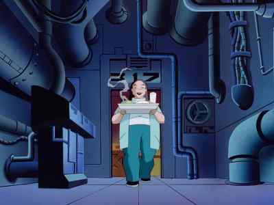Dinnertime, Aaron. - Batman Beyond