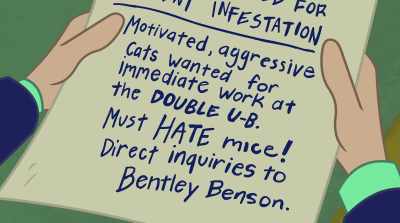 Direct inquiries to Bentley Benson." - Tom and Jerry Cowboy Up!