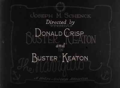 Directed by Donald Crisp and Buster Keaton - The Navigator