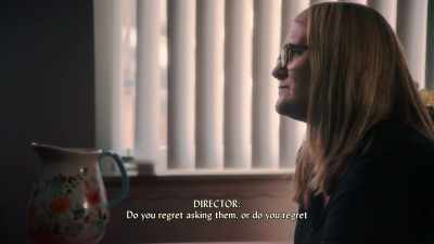 DIRECTOR: Do you regret asking them,
or do you regret - Captive Audience: A Real American Horror Story