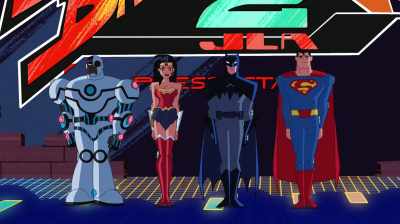 (DISCO MUSIC PLAYING) - Justice League Action