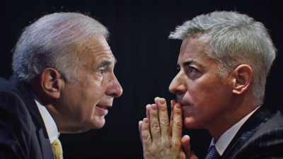 (discordant music plays) - Icahn: The Restless Billionaire