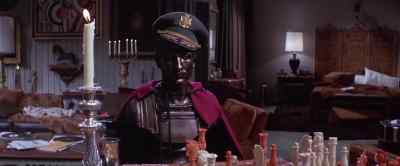 Discovered check. - The Omega Man