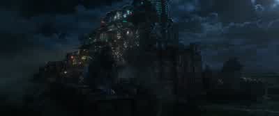 Disembark here for Digestion Yards, Incomer Processing and Main Engine Rooms. - Mortal Engines