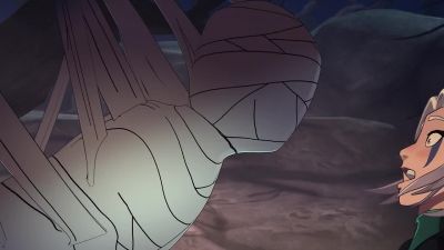 [disembodied voice] Turn back! - The Dragon Prince