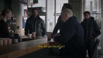 [DISHES CLINKING] - Counterpart