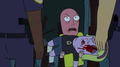 DISPATCH: [on radio]
Officers, be advised, - The Paloni Show! Halloween Special!