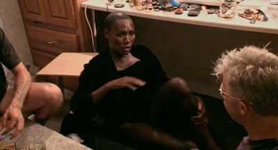 Disrespect, disrespect.
Fuck you, now I've had it. - Grace Jones: Bloodlight and Bami