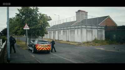 DISTANT CAR ALARM - Blue Lights