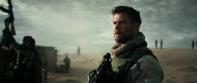 - (DISTANT GUNFIRE) -(MAN
SHOUTING IN OTHER LANGUAGE) - 12 Strong