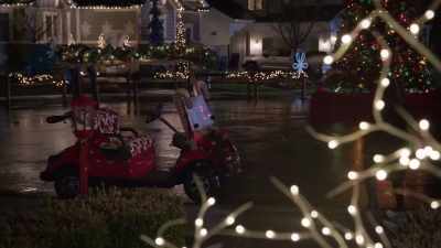 [distant holiday music] - Haul Out the Holly: Lit Up