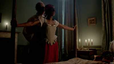 (DISTANT MOANING AND GRUNTING) - Harlots