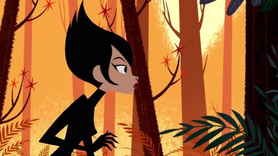 (DISTANT SHRIEKING)
(GASPS) - Samurai Jack