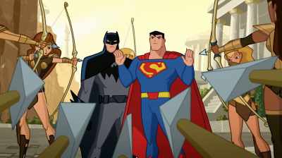 (DISTANT THUMPING) - Justice League Action