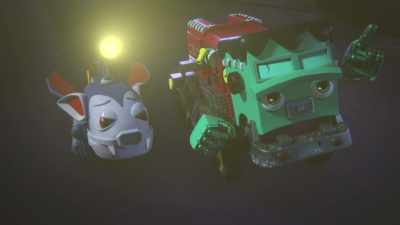 [distant whirring] - Mighty Monsterwheelies