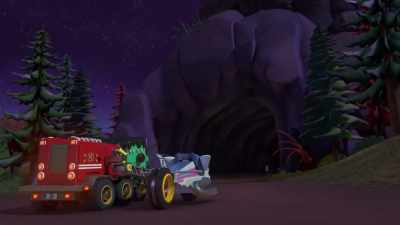 [distant whirring] - Mighty Monsterwheelies