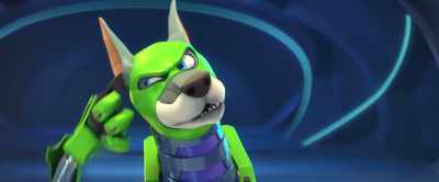 [distorted voice]
I suddenly feel funky. - Scoob!