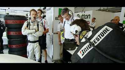 [Divey] We get the car back in the garage, - Brawn: The Impossible Formula 1 Story