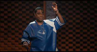 DJ be like,
"Throw your hands in the air.: - Tracy Morgan: Takin' It Too Far