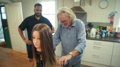 Do a little pivot
to bring it to the back, - James May and the Dull Men