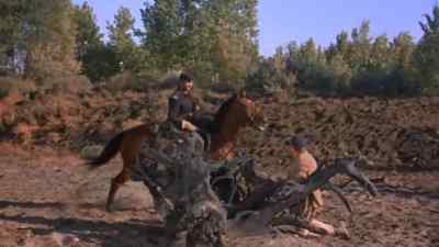 Do it again and I'll shoot you! - Friendly Persuasion