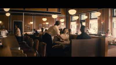 Do you always choose the seat
facing the door? - Paradise