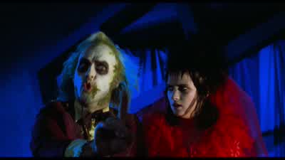 Nobody says the b word Come on Preacher Do you take this womanTo be your wedded wifeOh jeez I don't know I mean it's kind of a big decisionI always said if I ever did it I was gonna do it once and that was itSure Yeah go ahead - Beetlejuice